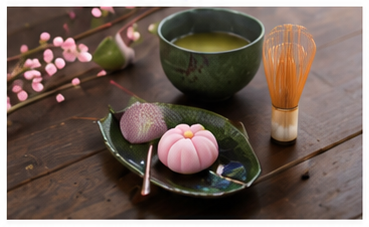 お茶と上生菓子